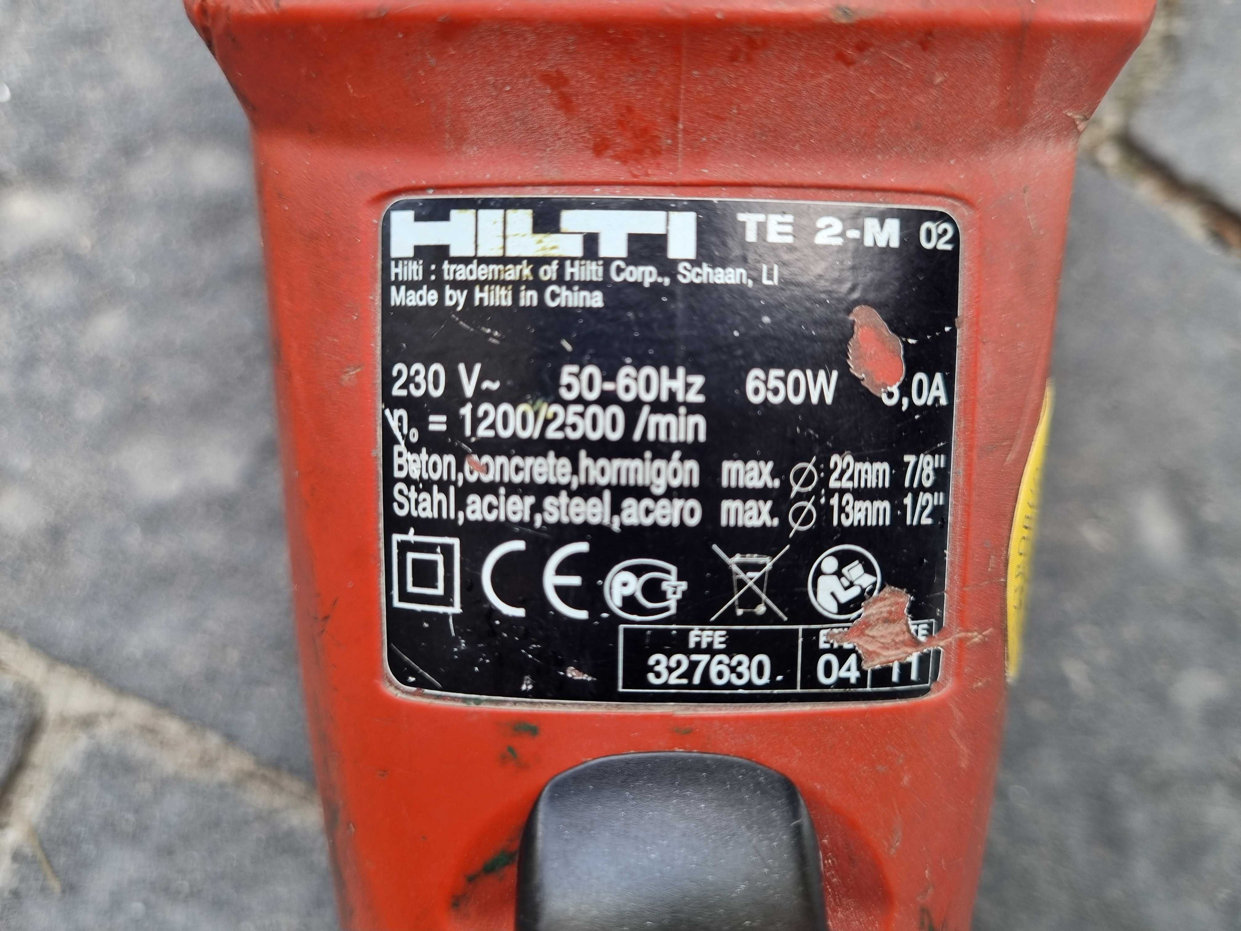 Wiertarka Hilti SDS Plus TE2-M