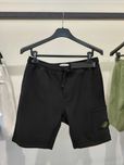 Бермуди STONE ISLAND 64651 Garment-Dyed Cotton Shorts Black SI0167-BK