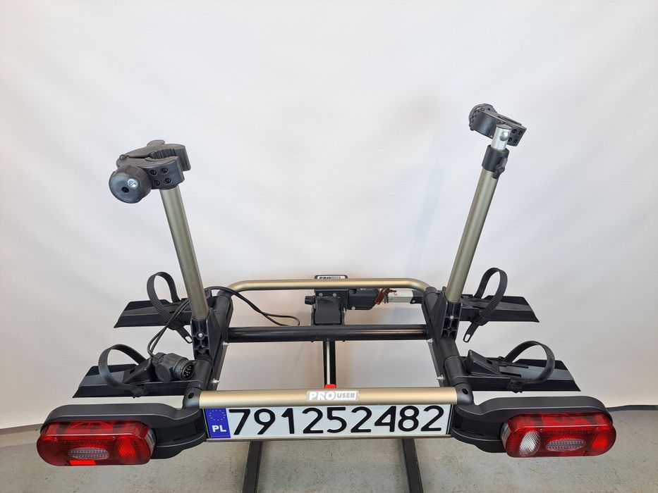 Bagażnik rowerowy na hak ProUser Compact – składany, 2 rowery