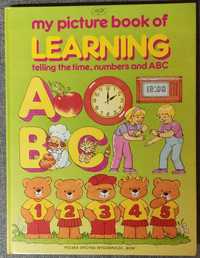 My picture book of learning - telling the time, numbers and ABC