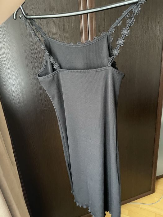 Чорна нічна сорочка