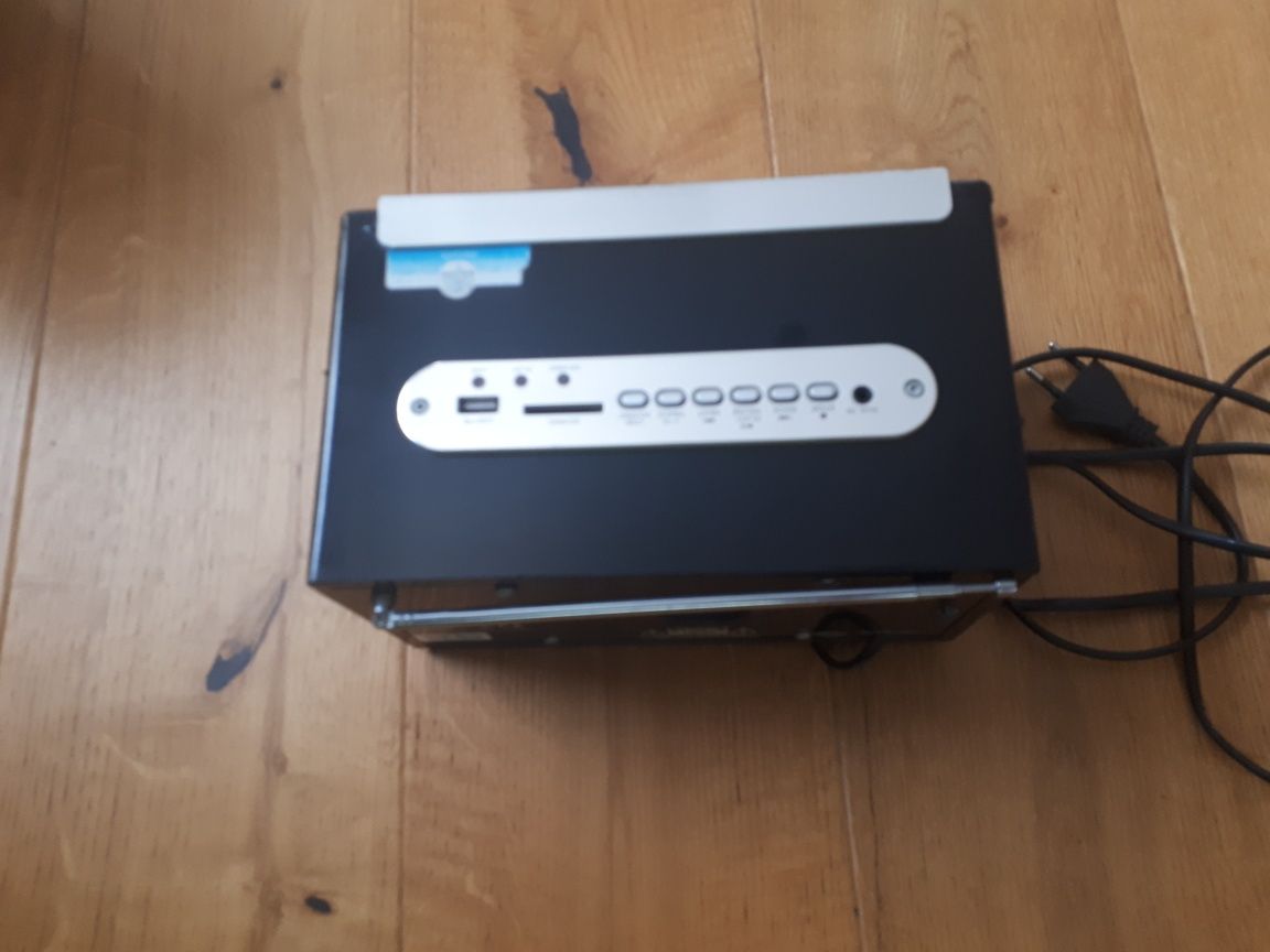 Radio stołowe retro SCOTT FM AM Wooden RX19