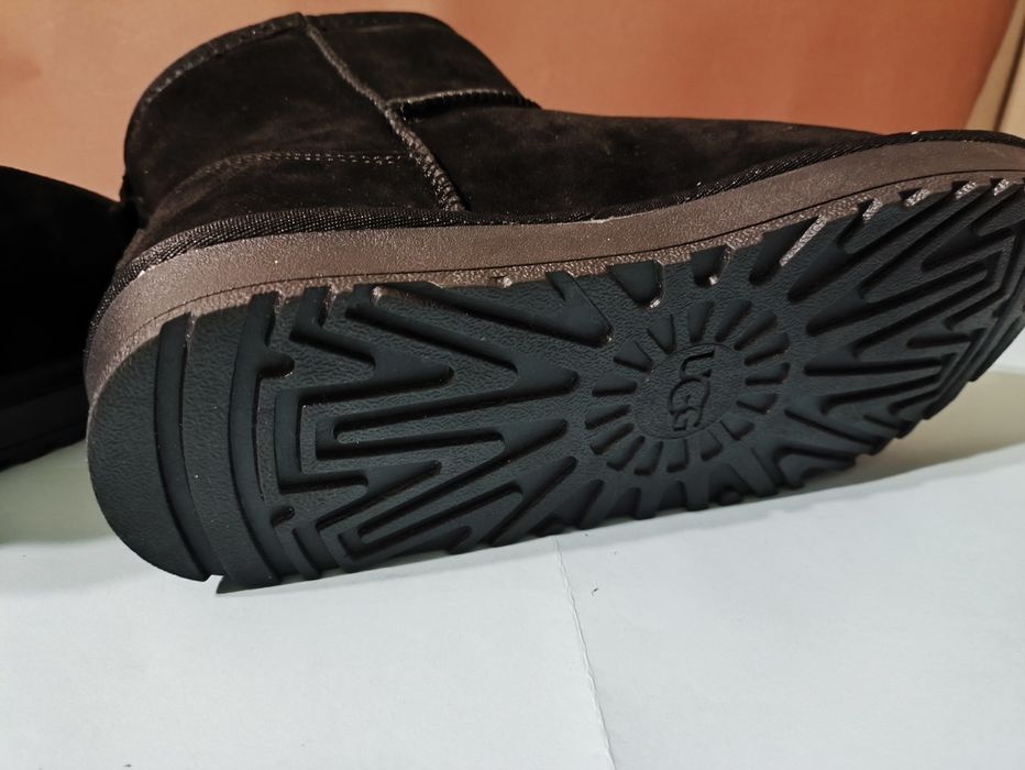 Угги чорні, замшеві 36-41р