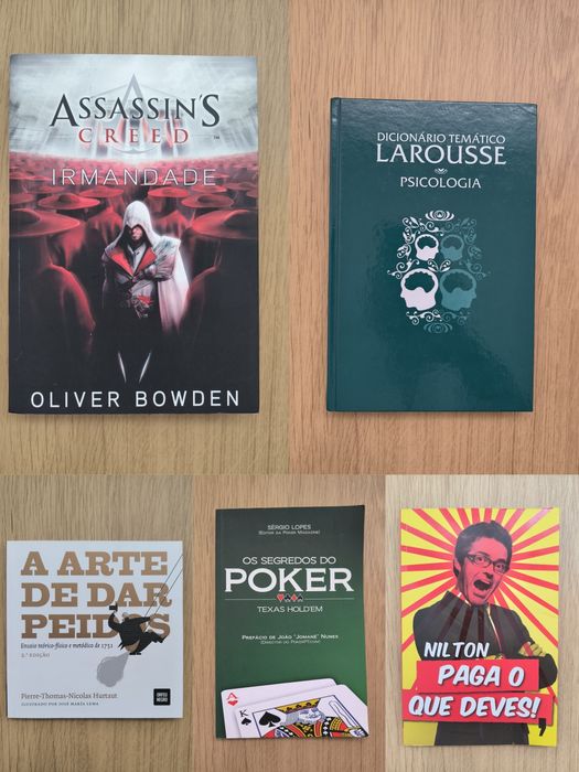 Livros vários novos e usados