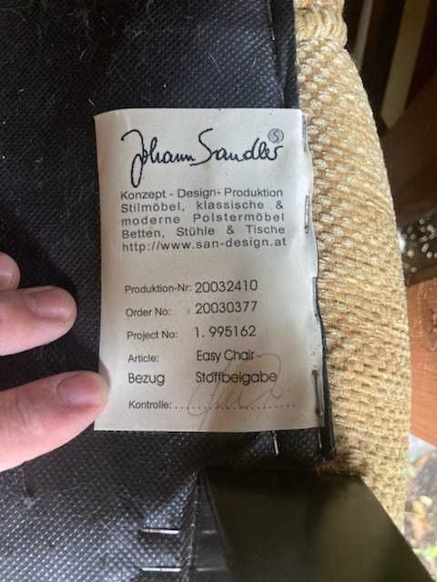 Wygodne duze fotele Johann Sandles cena za sztukę 50zł