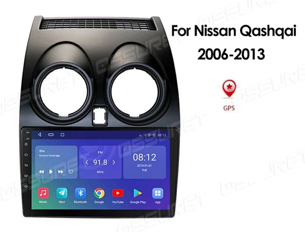 Radio  NAVI GPS Android QASHQAI Nissan
