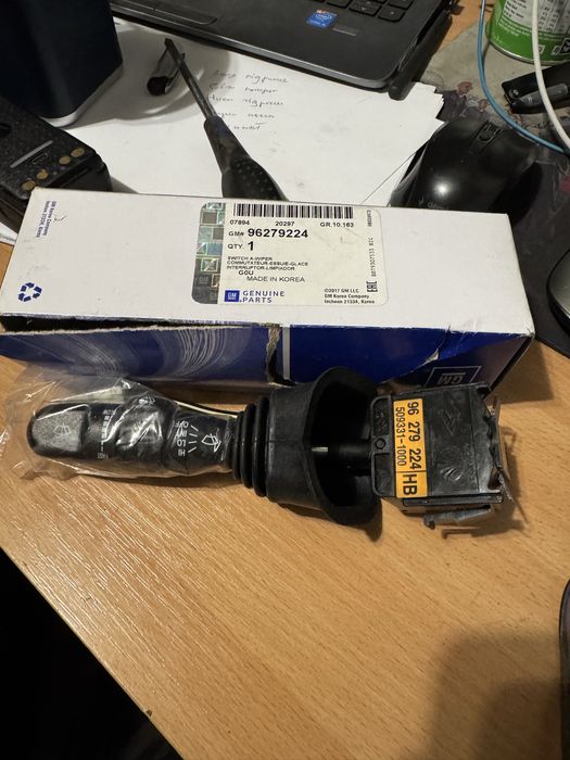 Перемикач дворників Chevrolet lacetti