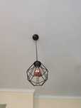 Candeeiro de teto suspenso INSPIRE BYRON PRETO