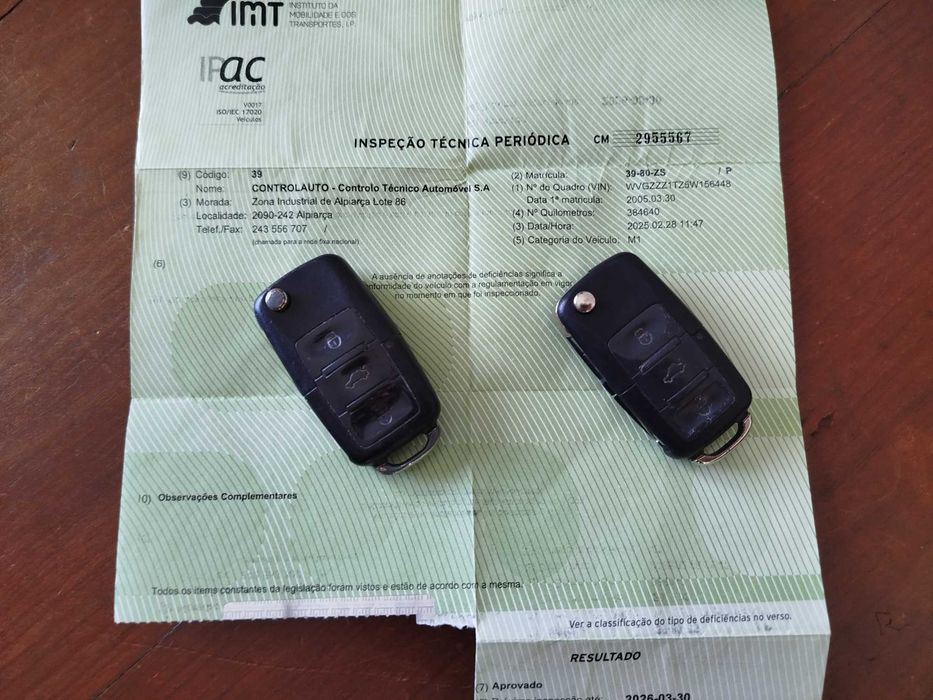 Volkswagen Touran 1.9 TDI (2005) – 7 Lugares, Cx Automática