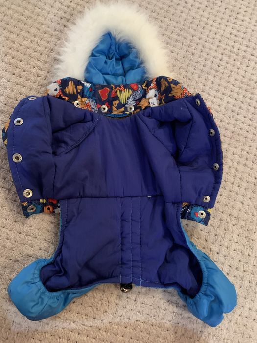 Дощовик, зимовий комбінезон для собак маленької породи