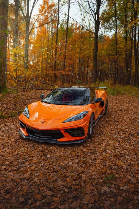 Wynajem samochodu Chevrolet Corvette C8 do teledysku filmu event sesji