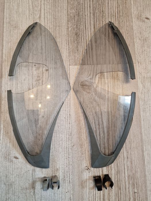 Osłony boczne koła chlapacze przeciw błotne rowerowe tylne 28 cali