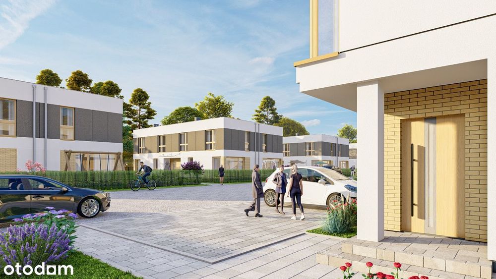 Grodzisk Maz, ul. Nadarzyńska , bliźniak, pompa ciepła, brak czynszu,