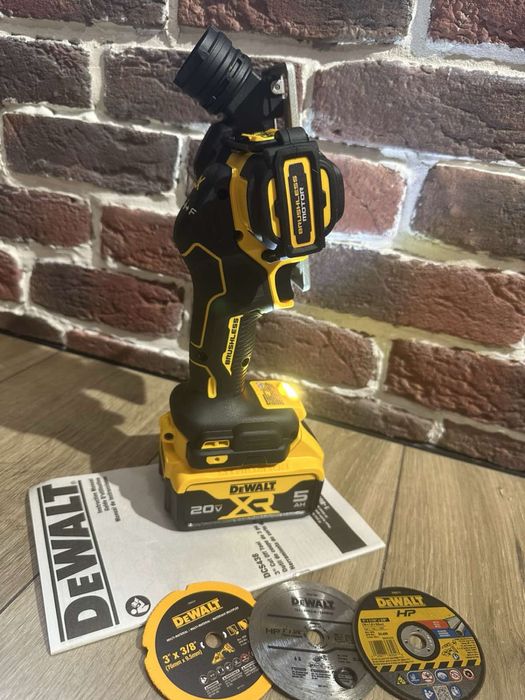 Болгарка аккумуляторна DeWalt DCS438b mini (Mexico 2025)