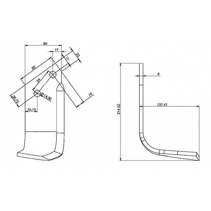 Podcinacz boczny głębosza Bednar TERRALAND! Wysoka włoska jakość!