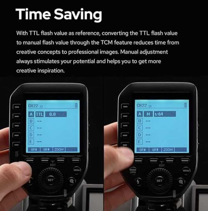 Bezprzewodowy wyzwalacz lampy błyskowej Godox TTL - Autoflash 1/8000s