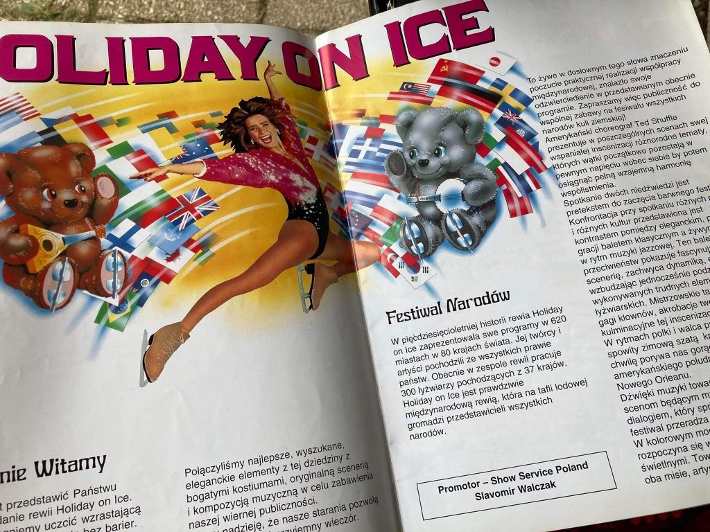 Holiday on ice 1995 program broszura czasopismo Pokaz taniec na lodzie