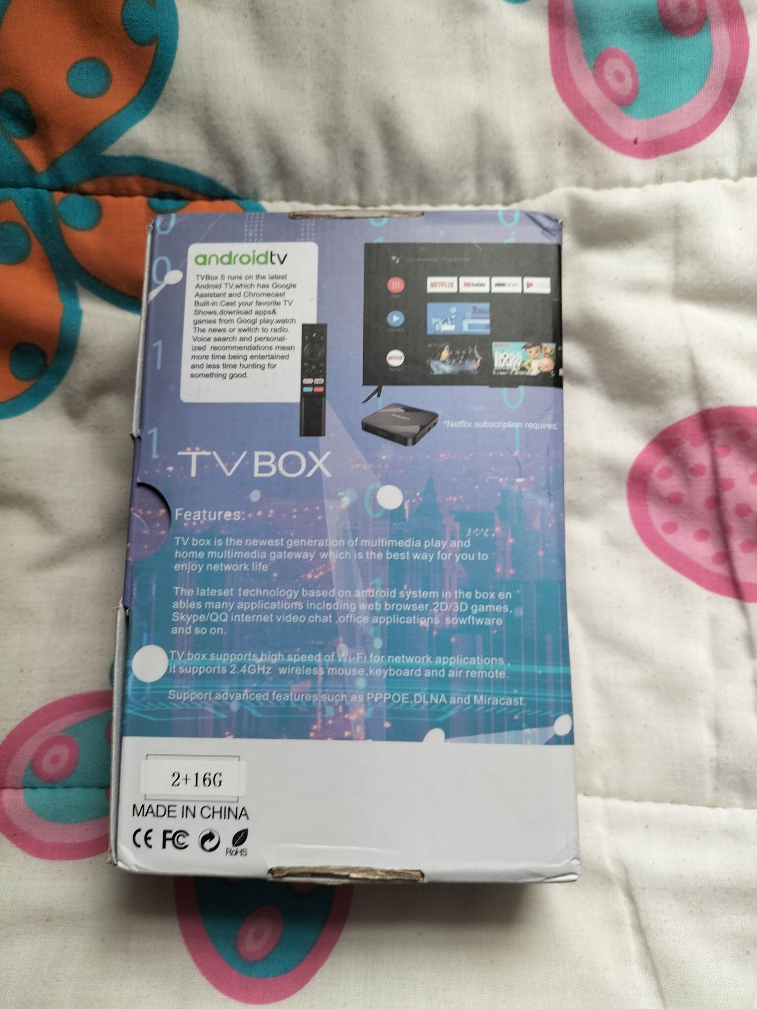 Box android para vender está como nova