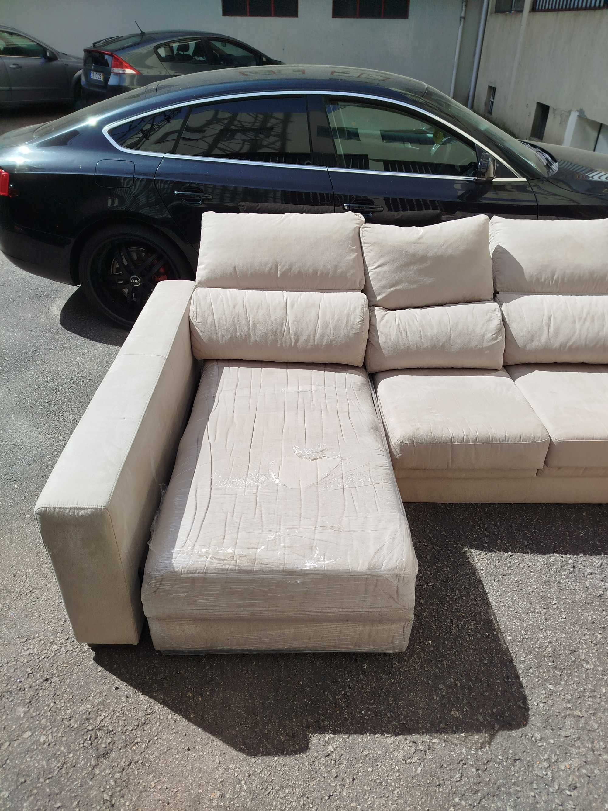 Sofá-cama chaise 4 lugares modular
