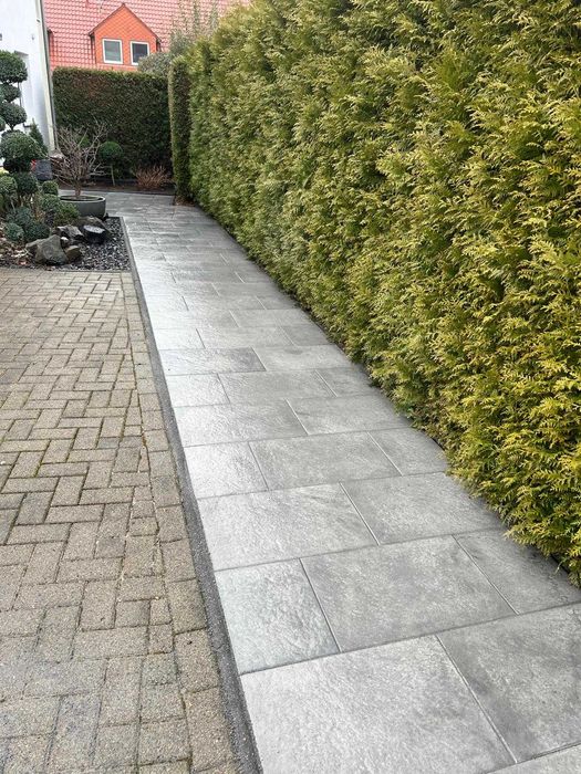 Prace ziemne, układanie polbruku, ogrodzenia