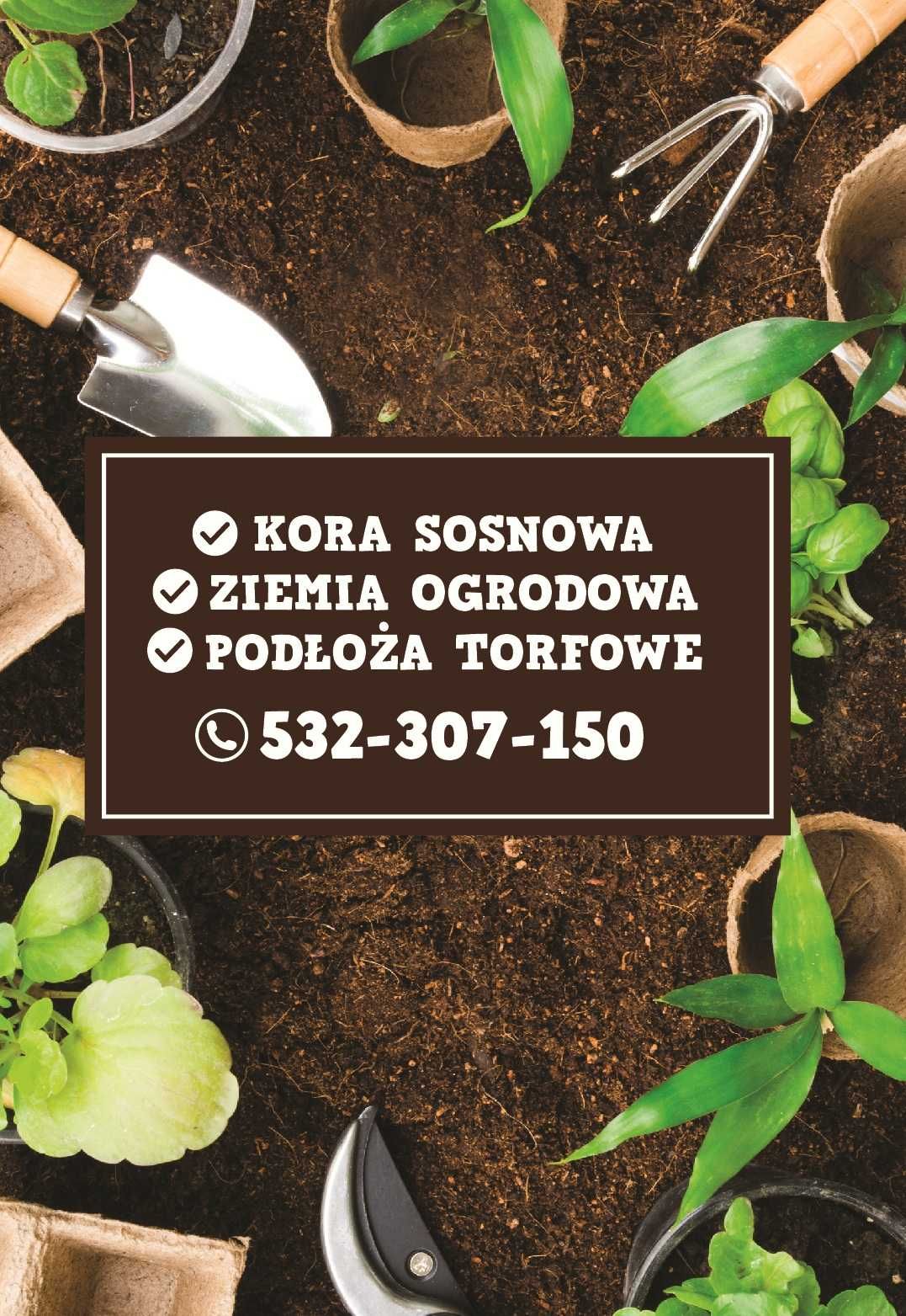 Darmowa dostawa od 10szt Kora sosnowa ziemia ogrodowa torf obornik