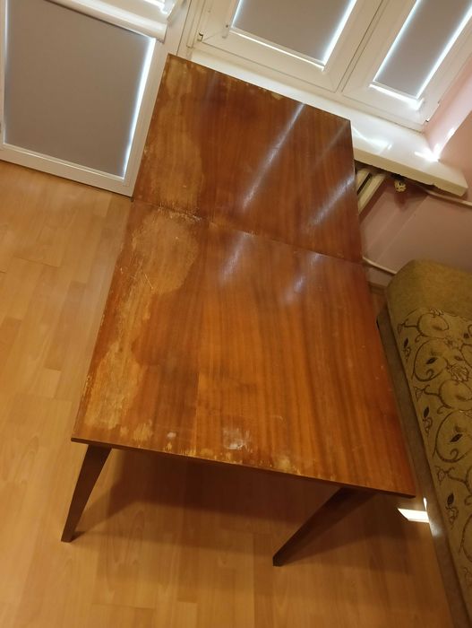 Stół Rozkładany PRL - Mid Century Modern - "Patyczaki" - do renowacji