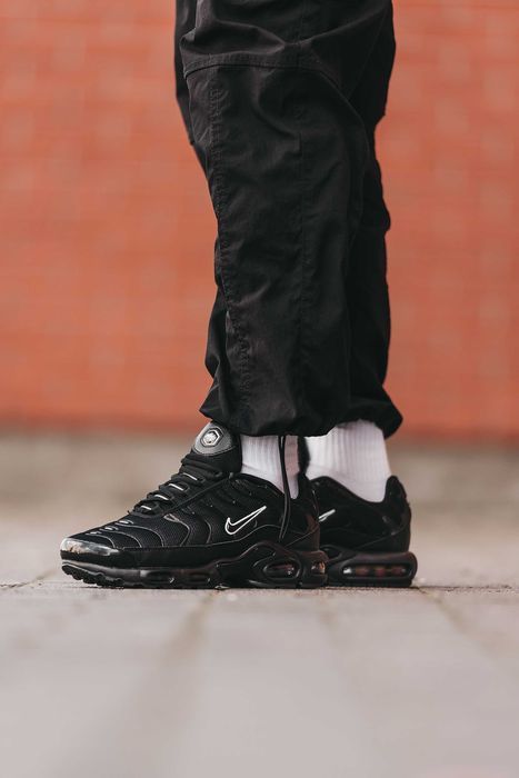 !SALE! Nike Air Max Plus TN Black/White 37 38 39 40 41 42 43 44 45 46