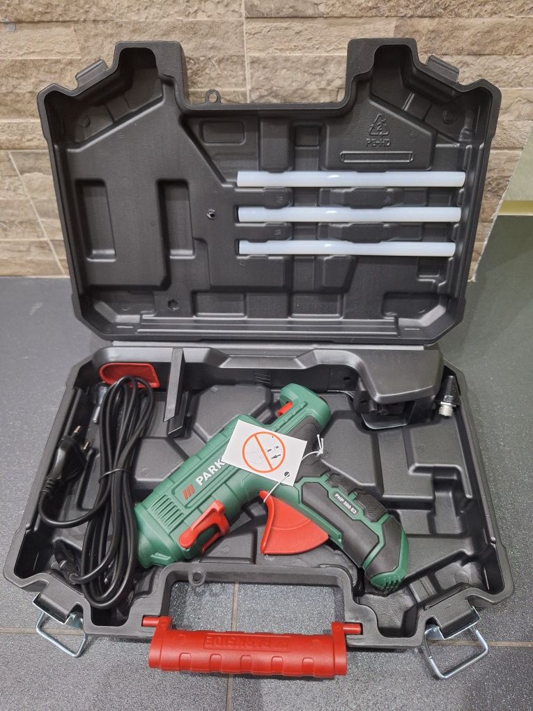 NOWY Pistolet do kleju na gorąco PARKSIDE PHP 500 E3 stacja dokująca