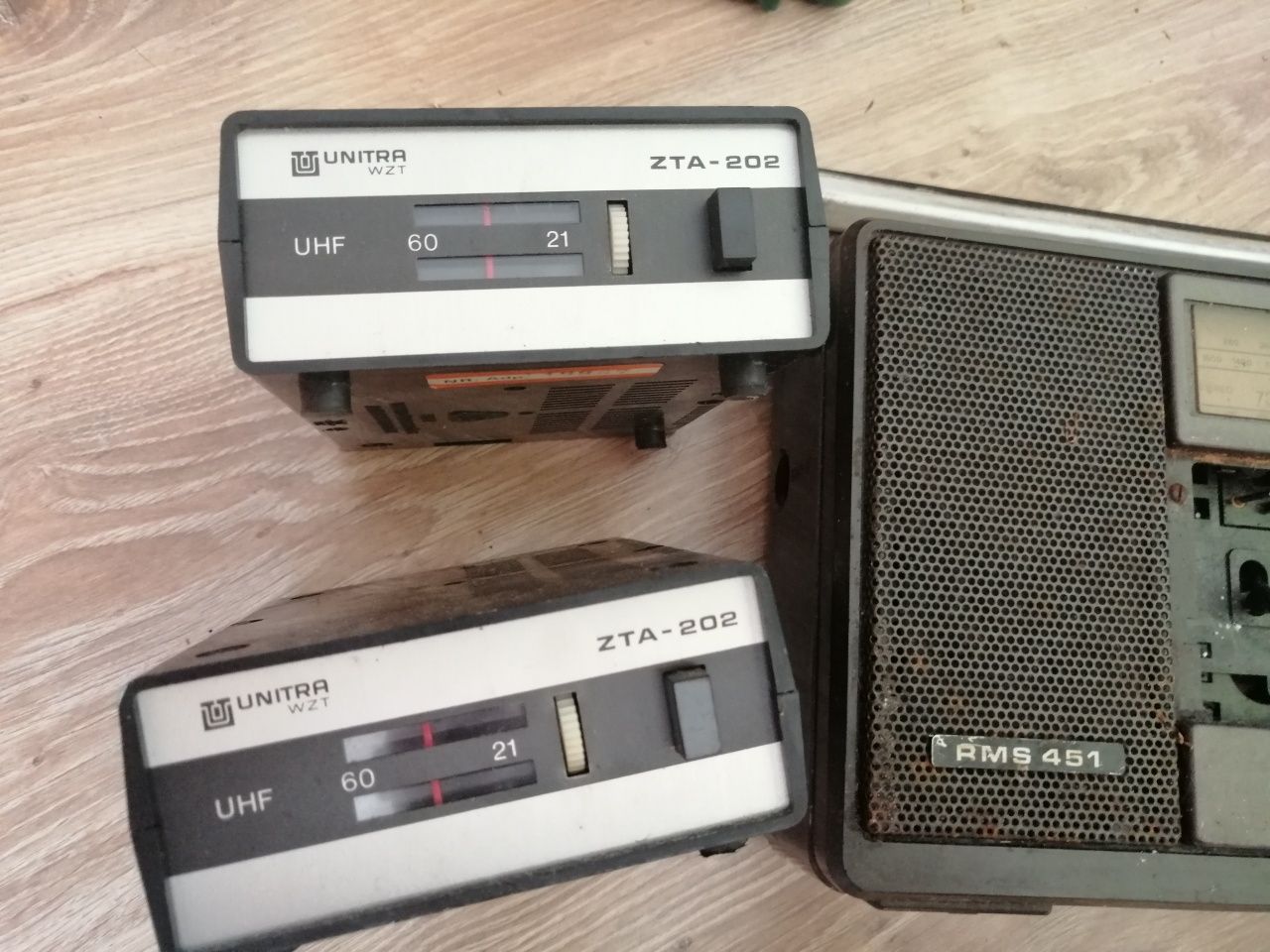 2xPrzystawka telewizyjna Unitra+Radio Kasprzak