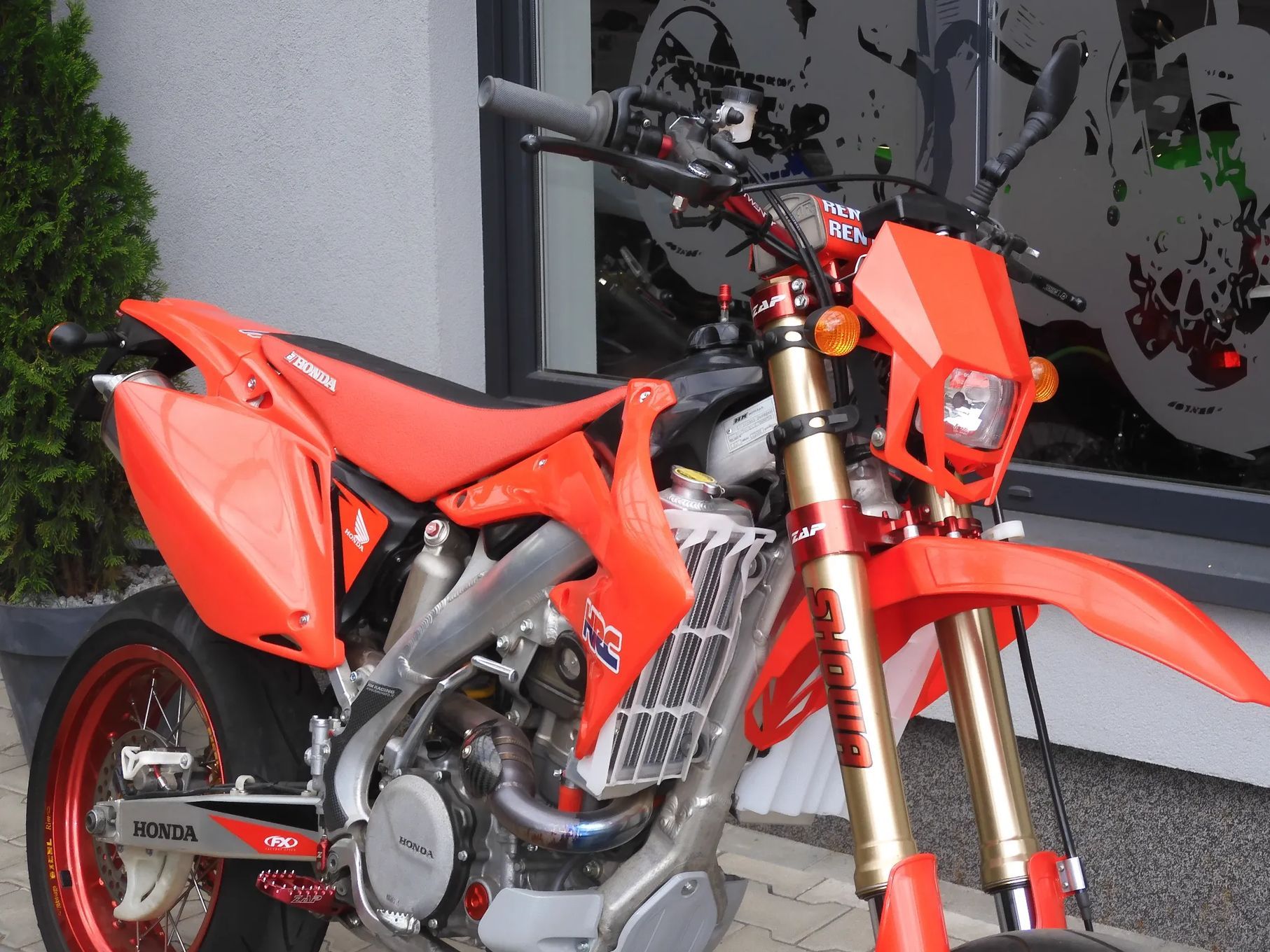 Honda CRF CRF 450#HM MOTOR#Super Moto#Rozrusznik#Z prawem do rejestracji#DODATKI