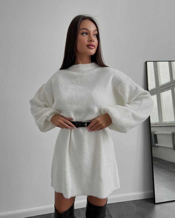 В наличии! Теплое платье из ангоры 2 цвета + Подарок*