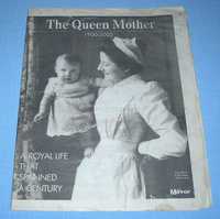 Stara gazeta The Mirror The Queen Mother 1900 - 2002