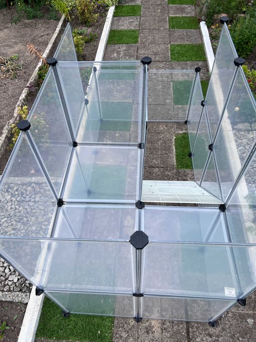 Duża klatka kojec wybieg dla świnki królika zwierząt panelowa NOWA