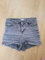 Spodenki dziewczece czarne 34 High Waist Bershka