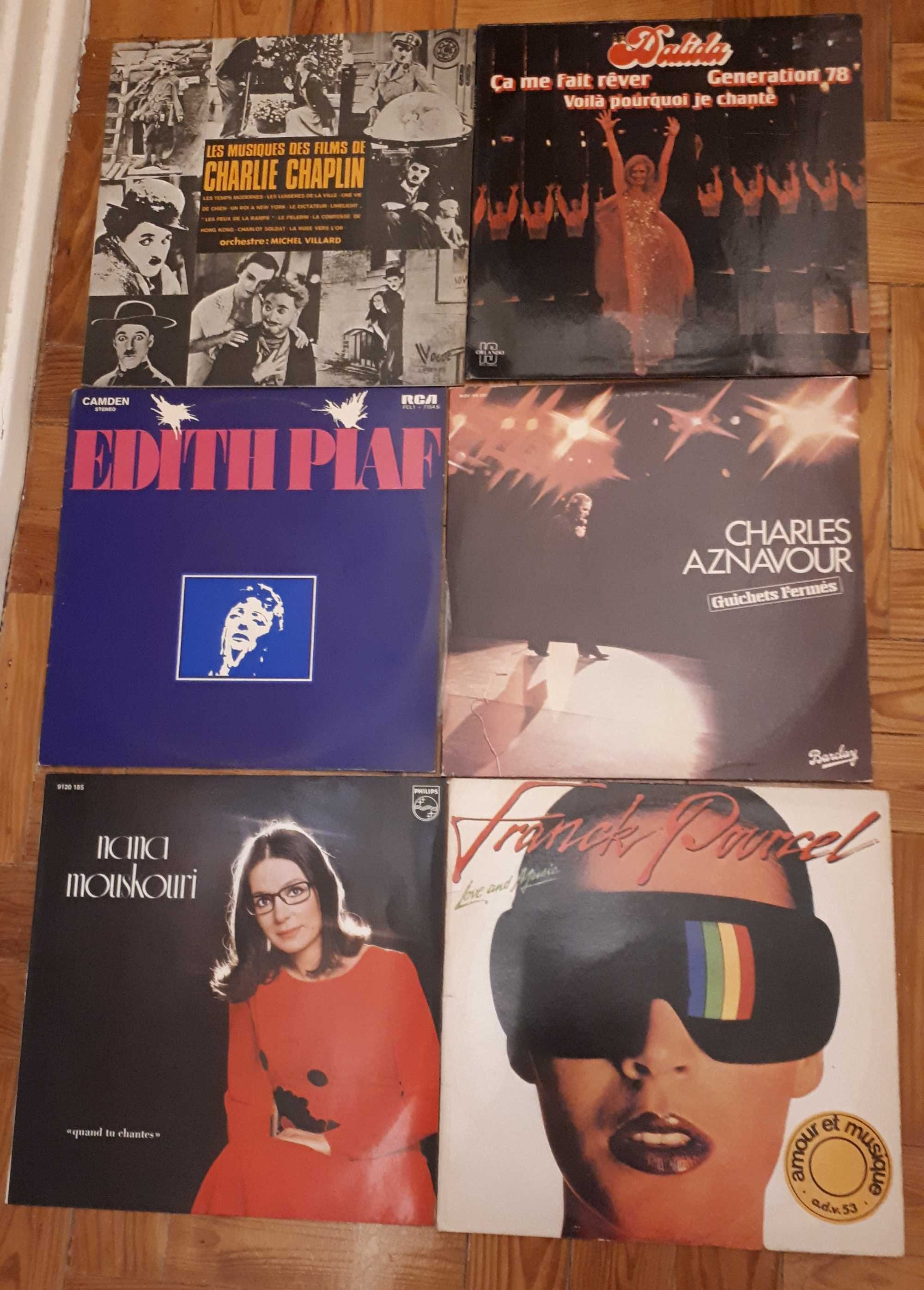 Discos vinil. Música Francesa.