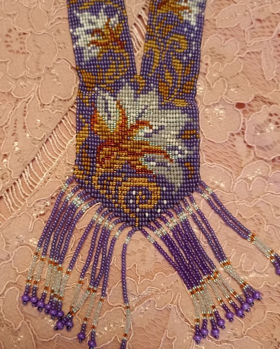 Виріб з бісеру. Гердан, силянка