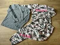 Dres DKNY moro i bluzka Abercrombie rozm 7 lat (122cm)