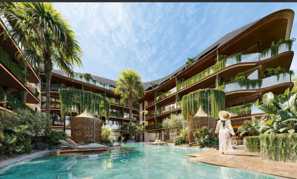 Апартаменты под управлением Wyndham на первой линии пляжа Melasti,Бали