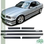Kit de 6 frisos de porta look M3 para BMW Série 3 E36 cupé e ccabrio
