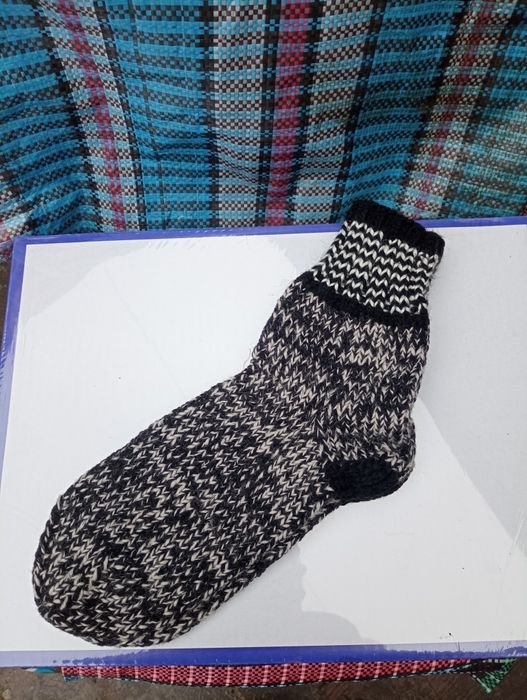Носки вязаные, тёплые