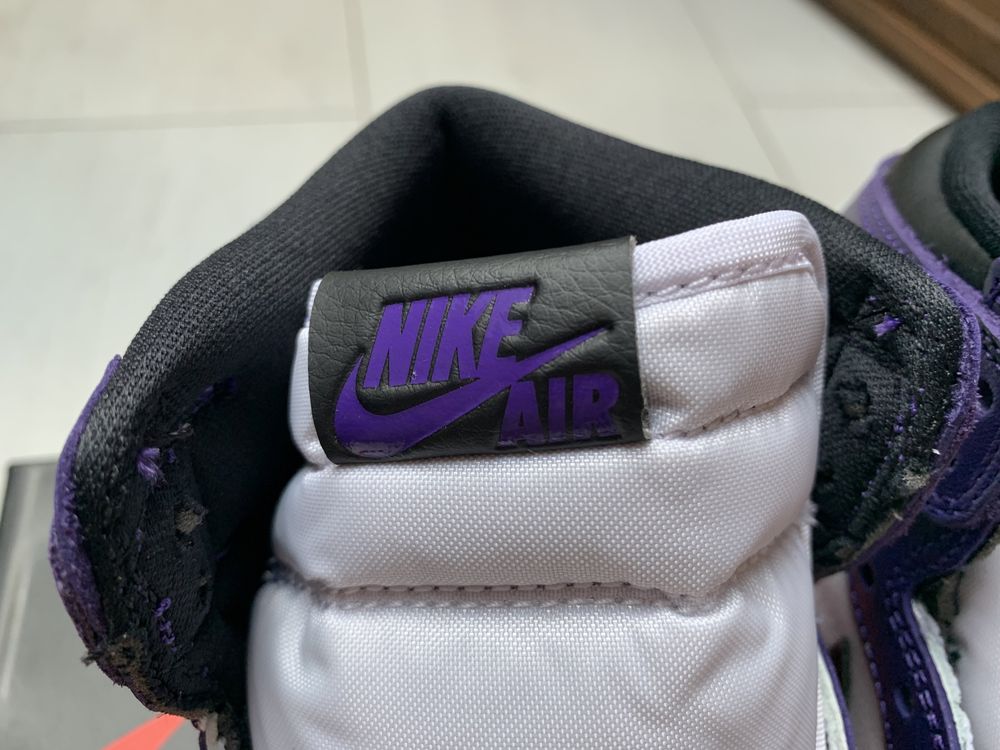 Jordan 1 High Court Purple White Nowe DS EUR 38 GS