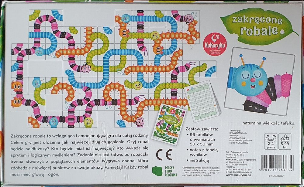 Gra zakręcone robale