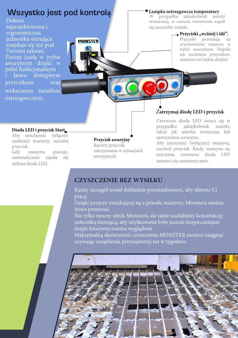 Czyszczarka rusztu lasera