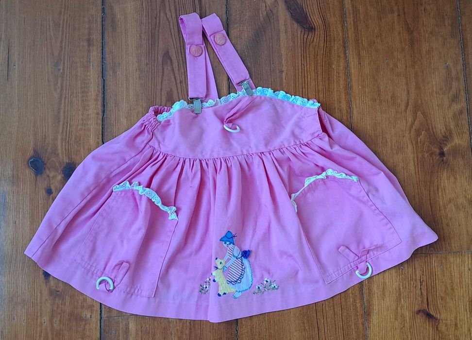 Vestido rosa vintage 3 anos
