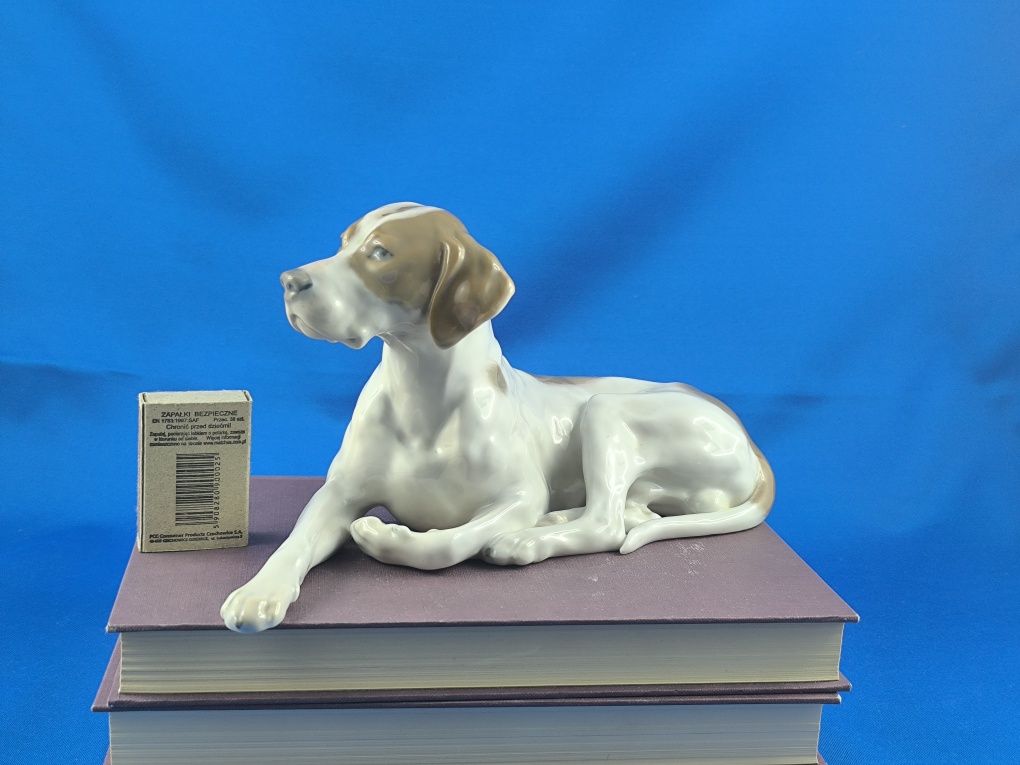 Pies pointer Royal Copenhagen #porcelana #ozdoba #dekoracja #prezent