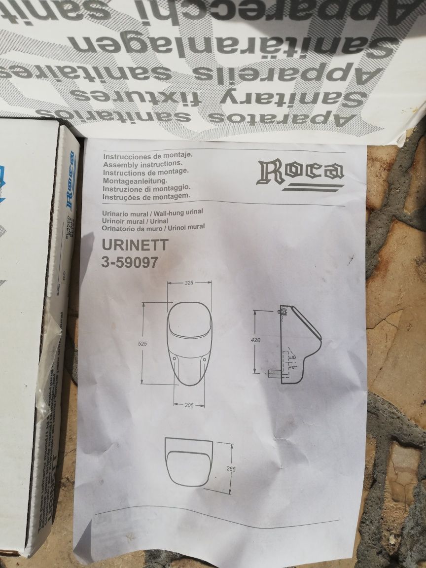 Pisuar z dopływem od tyłu ROCA URINETT NOWY okazja!