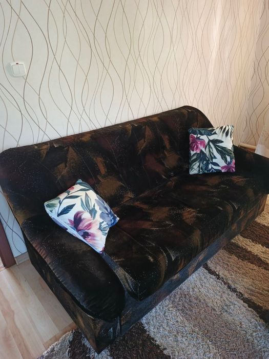 Komplet kanapa z dwoma fotelami