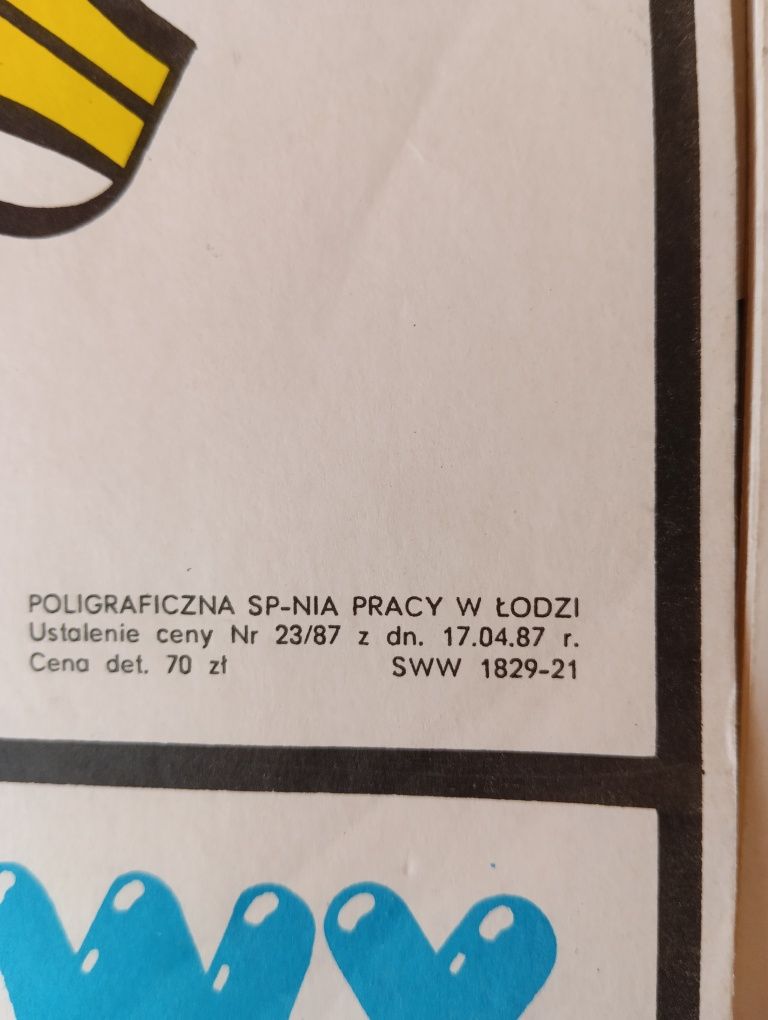 Trzy bloki listowe PRL
