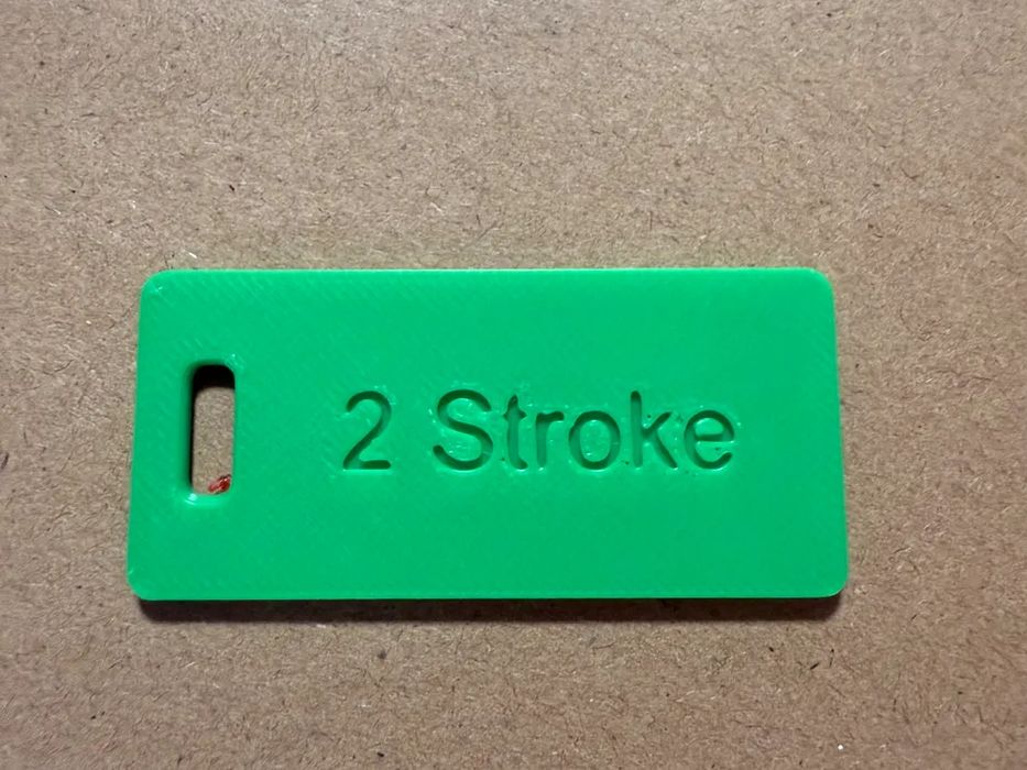 Etiqueta Combustível 2 Tempos