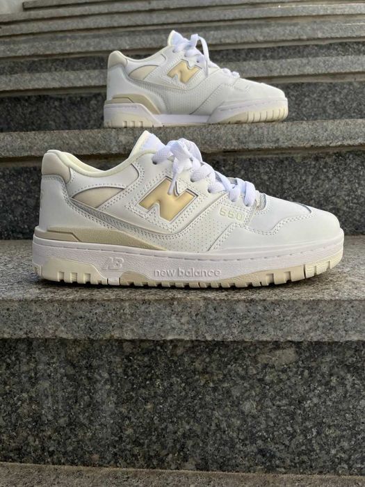 Кросівки New Balance 550 White/Cream premium